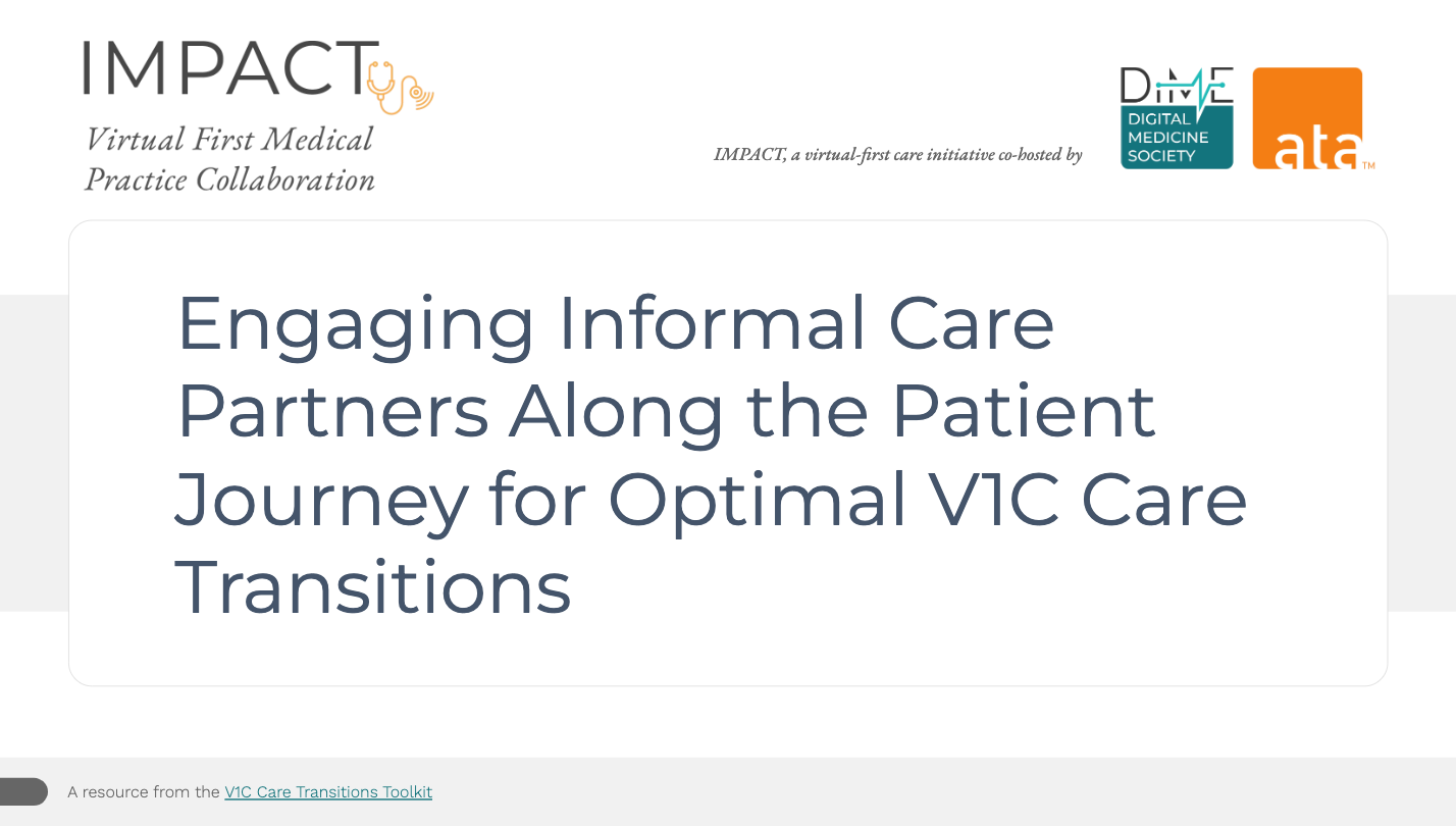 You are currently viewing Engaging Informal Care Partners for Optimal V1C Care Transitions