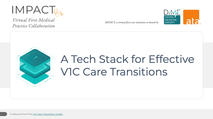 You are currently viewing A Tech Stack for Effective V1C Care Transitions